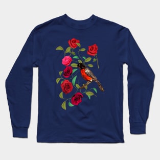 Roses and Robins Long Sleeve T-Shirt